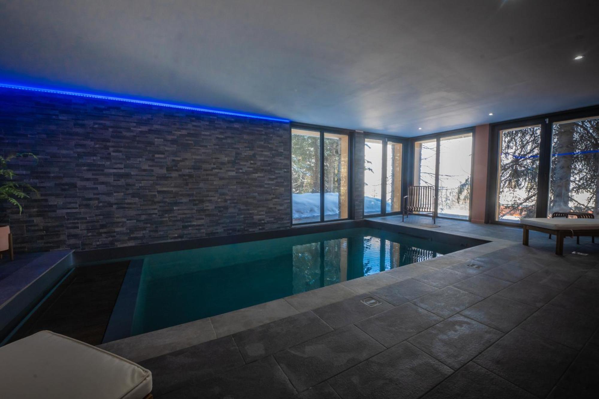 לה פלאנייה Chalet Du Bois Melay - Piscine - Proche Pistes - 15 Personnes מראה חיצוני תמונה