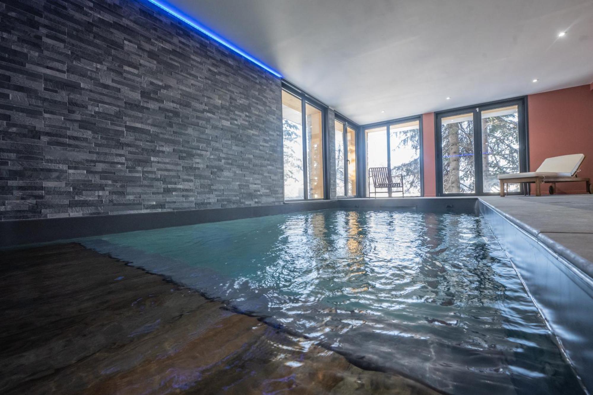 לה פלאנייה Chalet Du Bois Melay - Piscine - Proche Pistes - 15 Personnes מראה חיצוני תמונה